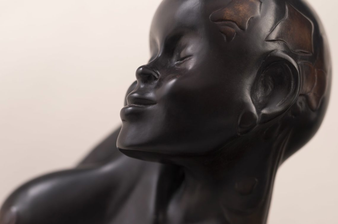 sculpture bronze l'Africaine