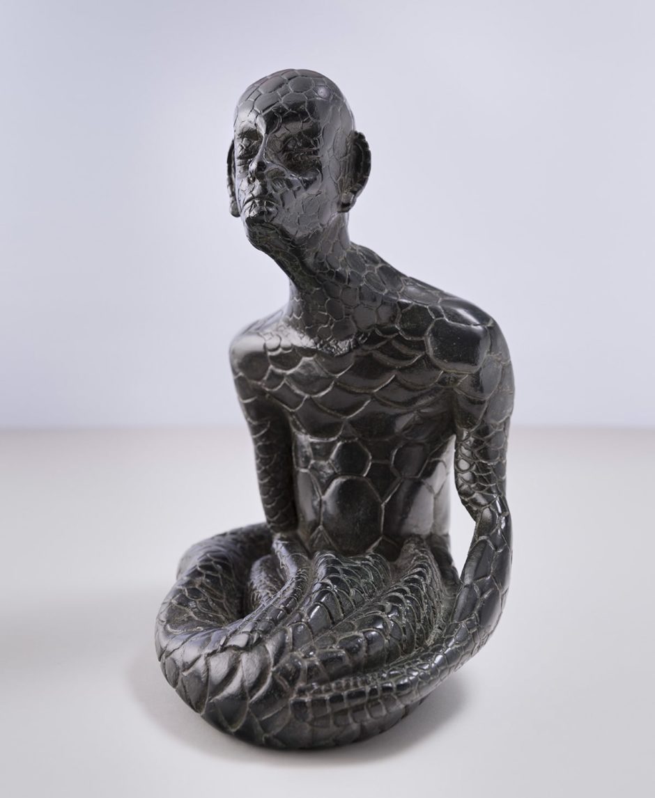 sculpture bronze Dagon